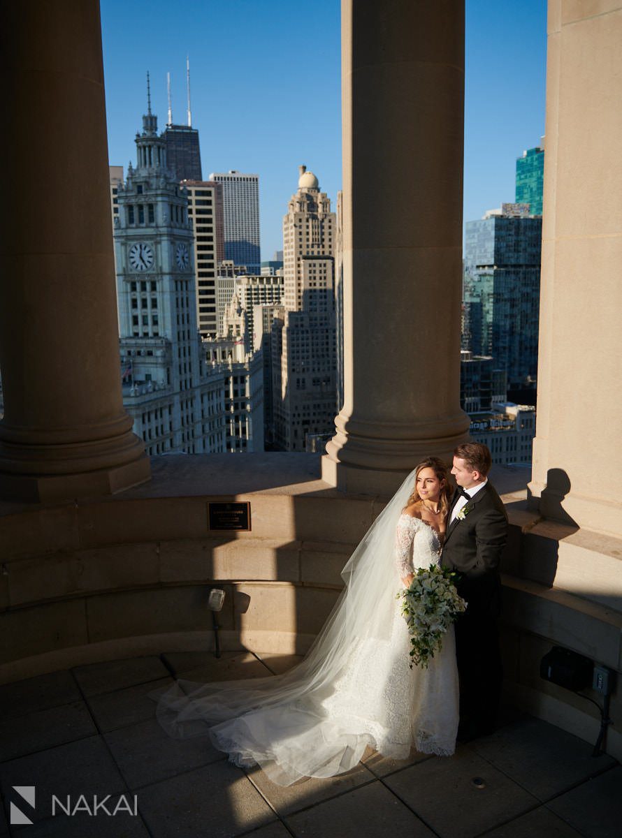 londonhouse wedding photographer cupola chicago bride groom