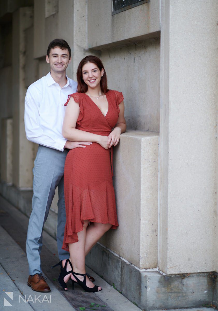chicago museum campus engagement photography