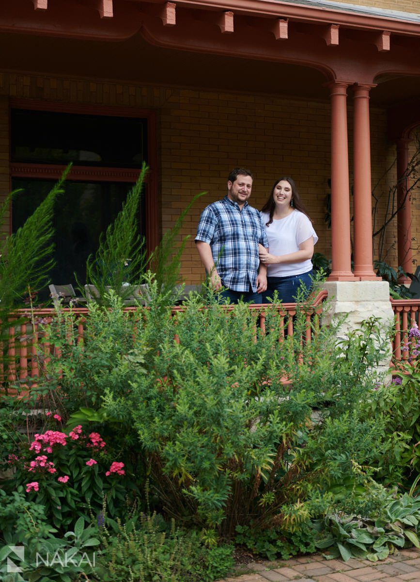 allen centennial garden engagement session photography