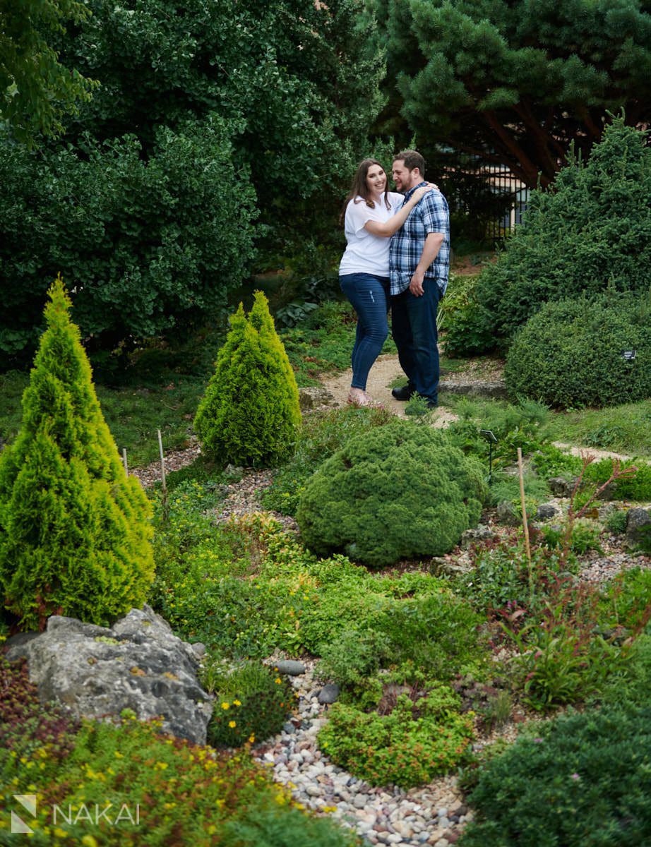allen centennial garden engagement session photo