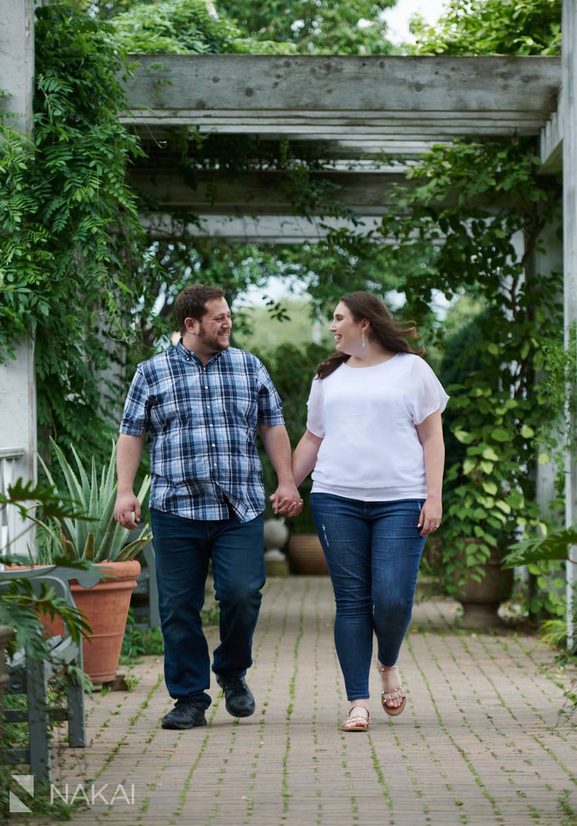 allen centennial garden engagement session picture