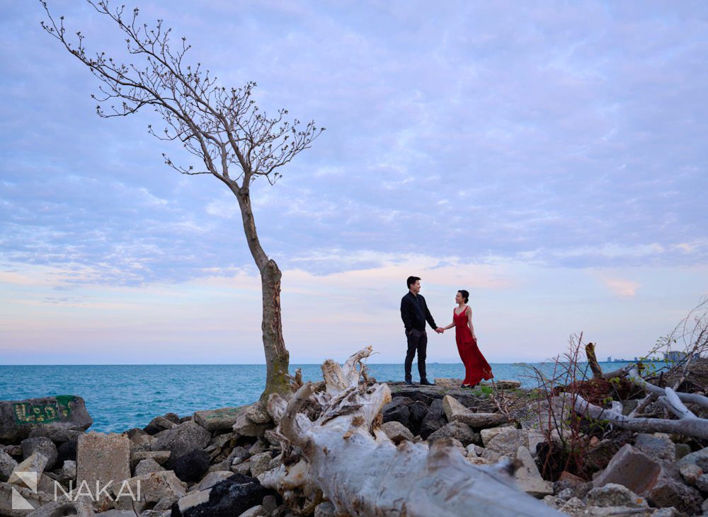 northerly island engagement pictures chicago