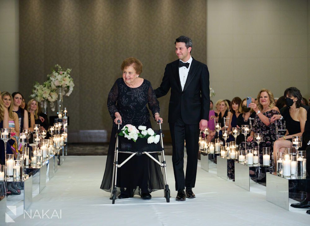 loews chicago wedding photos grandma ceremony jewish