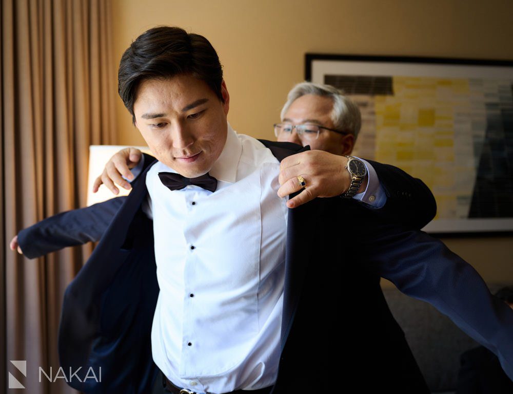 korean couple wedding pictures chicago fairmont