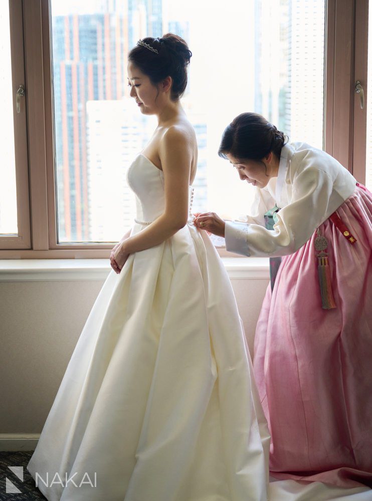 korean couple wedding pictures chicago fairmont