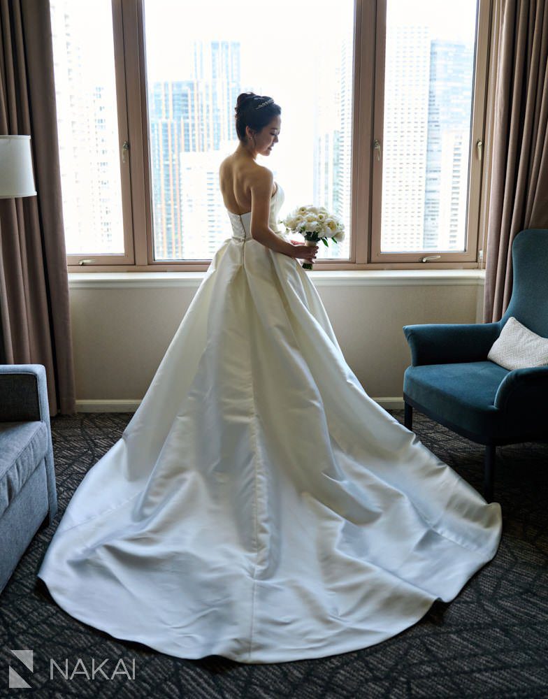 korean bride wedding pictures chicago fairmont