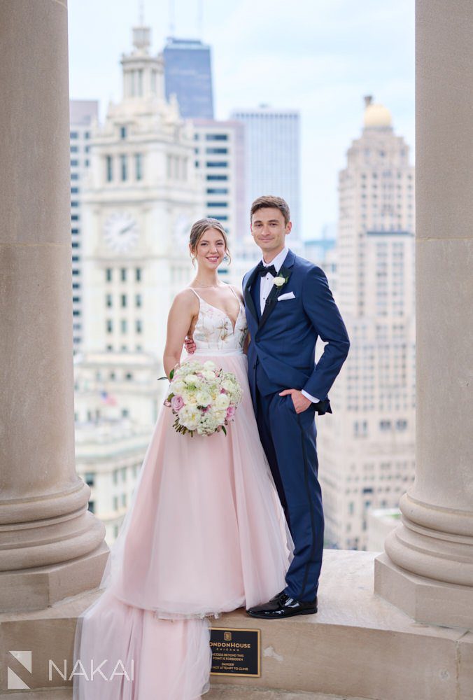 londonhouse wedding photographer chicago cupola bride groom