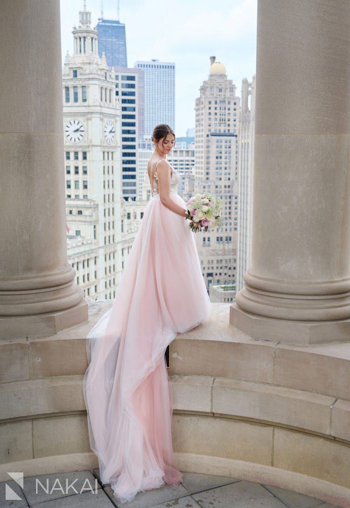 londonhouse wedding photos chicago cupola bride