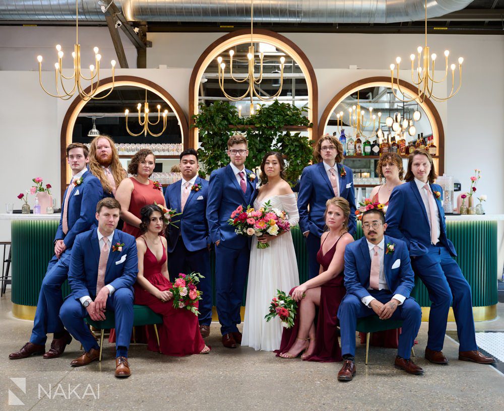 the tinsmith wedding photos fun bridal party 