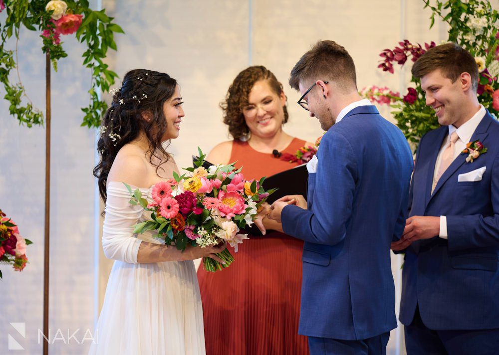 the tinsmith wedding ceremony photos Madison 