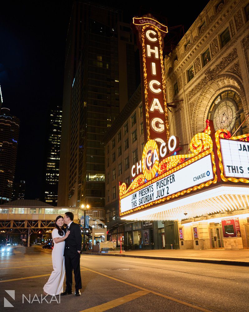 top chicago engagement location photos theatre