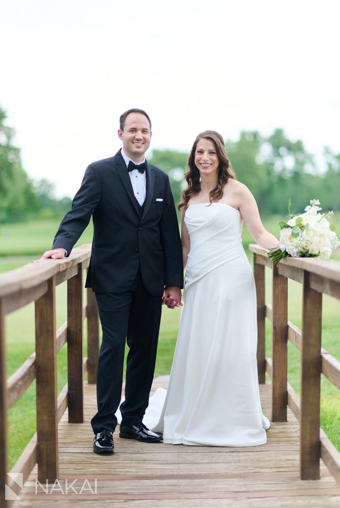 twin orchard CC wedding photos bridge