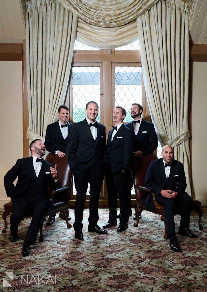 twin orchard country club wedding photos indoor bridal party