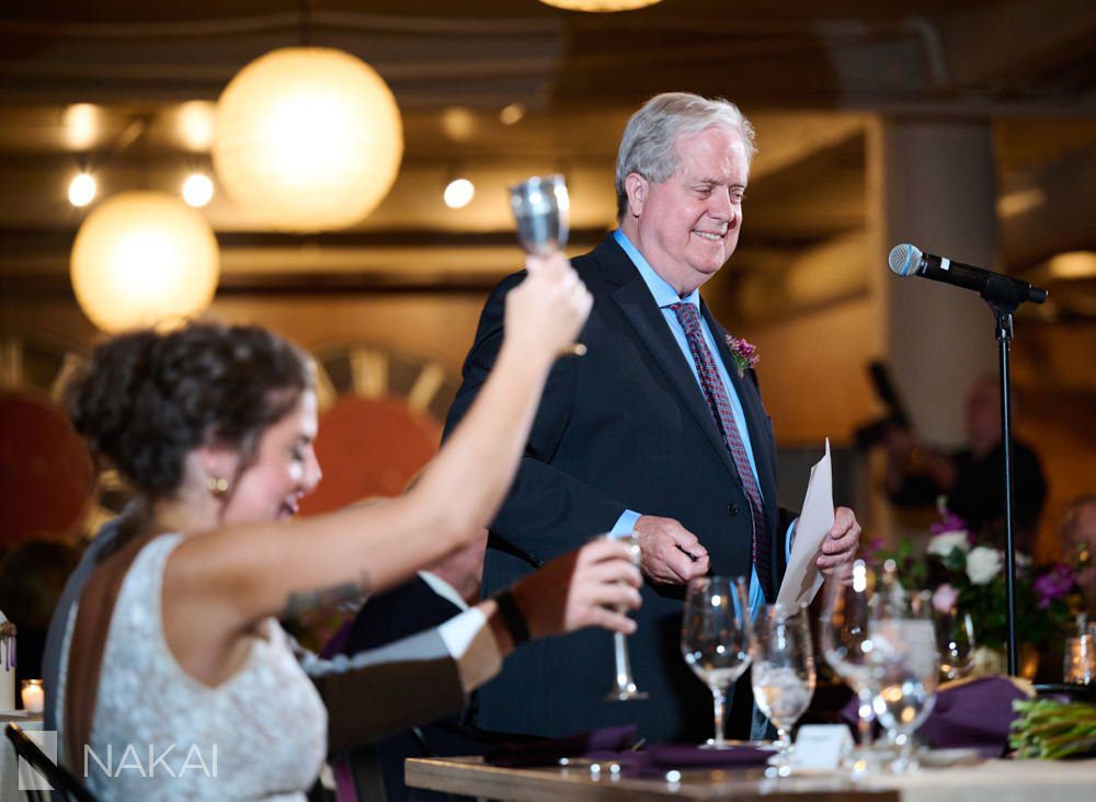 Chicago artifact events wedding photos reception toasts