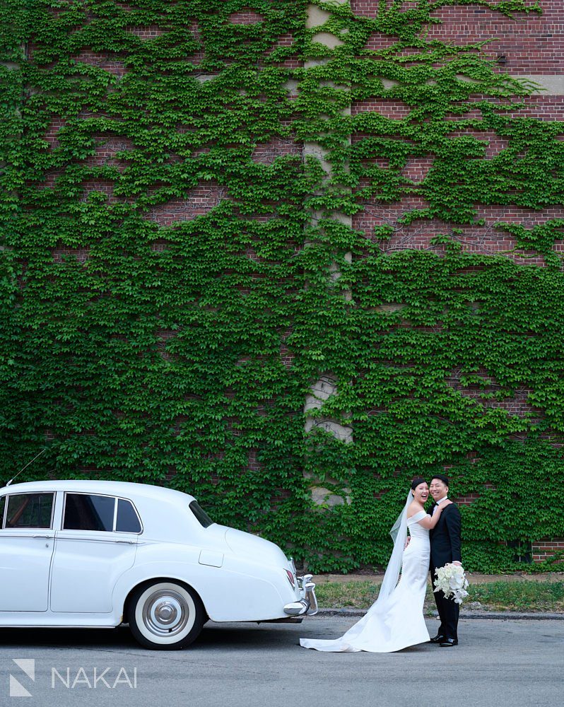 Ovation Chicago wedding photos roll Royce