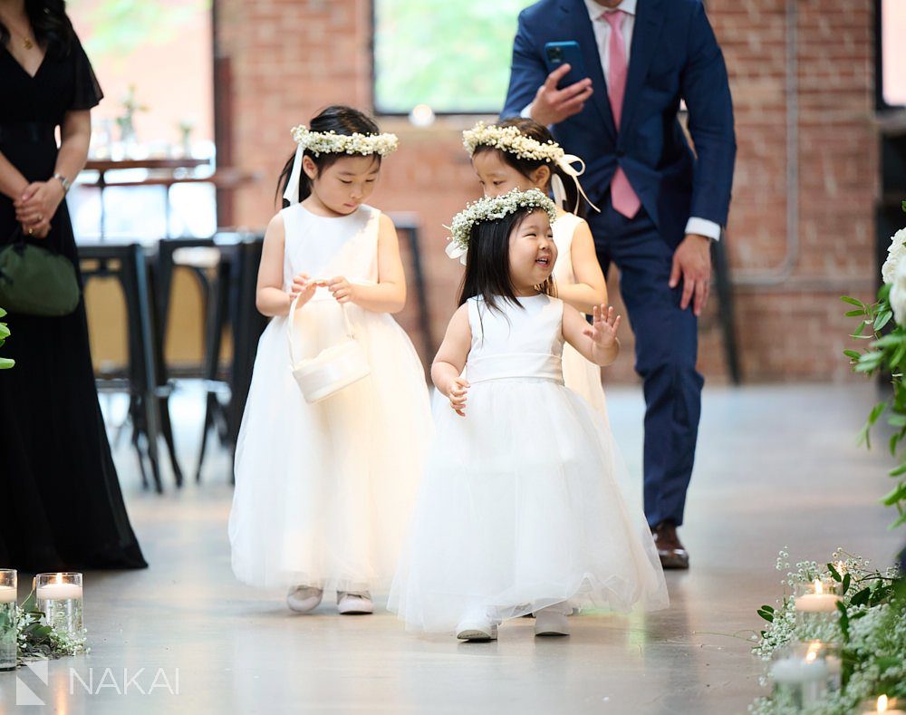 ovation Chicago wedding ceremony photos kids