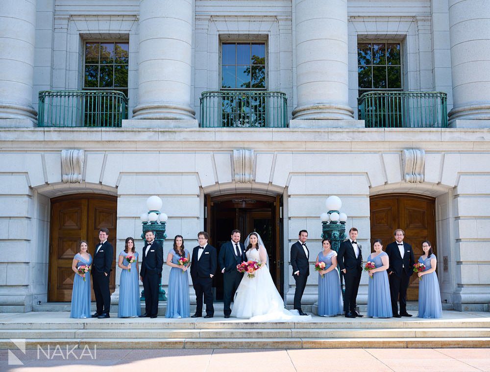 Madison state capital wedding photos bridal party
