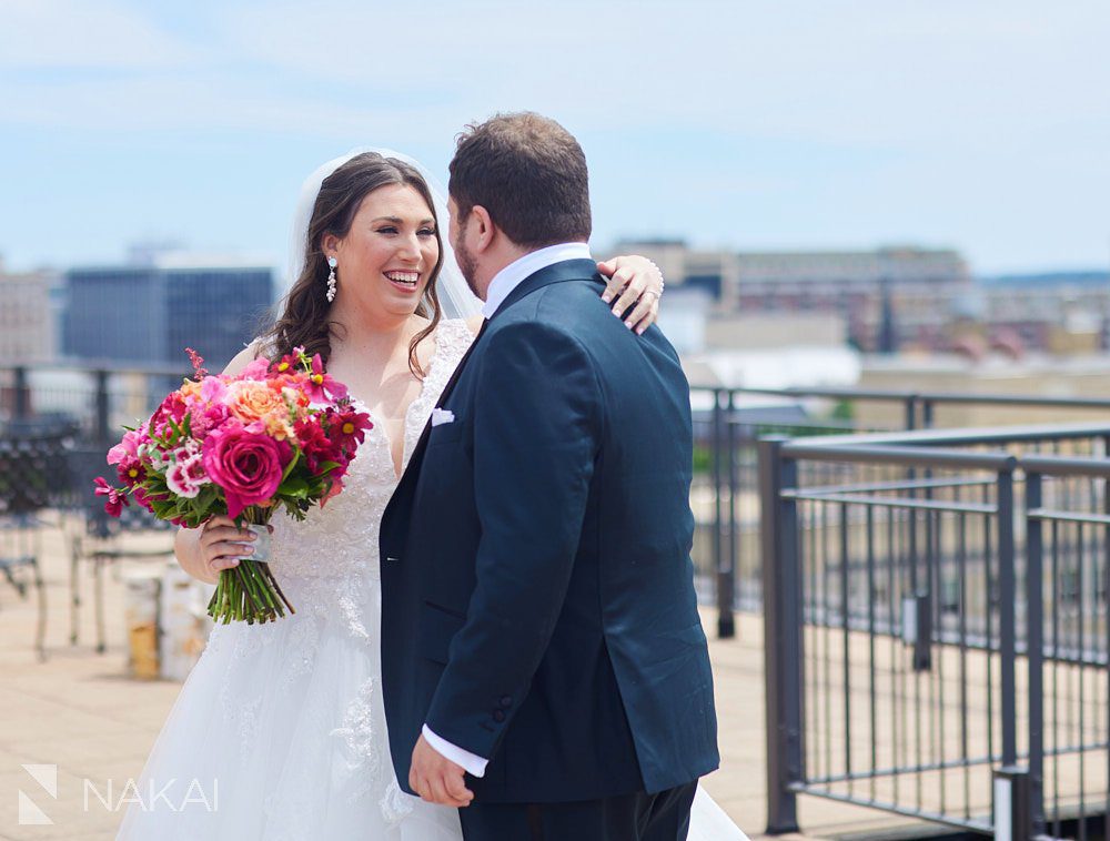 the Edgewater Madison wedding photos bride groom