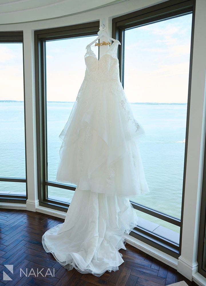the Edgewater hotel wedding photos dress details