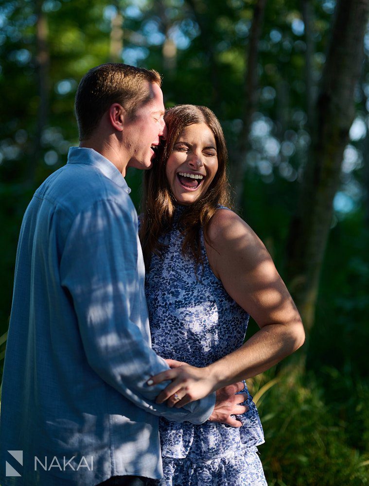 chicago Montrose beach engagement photos bird sanctuary