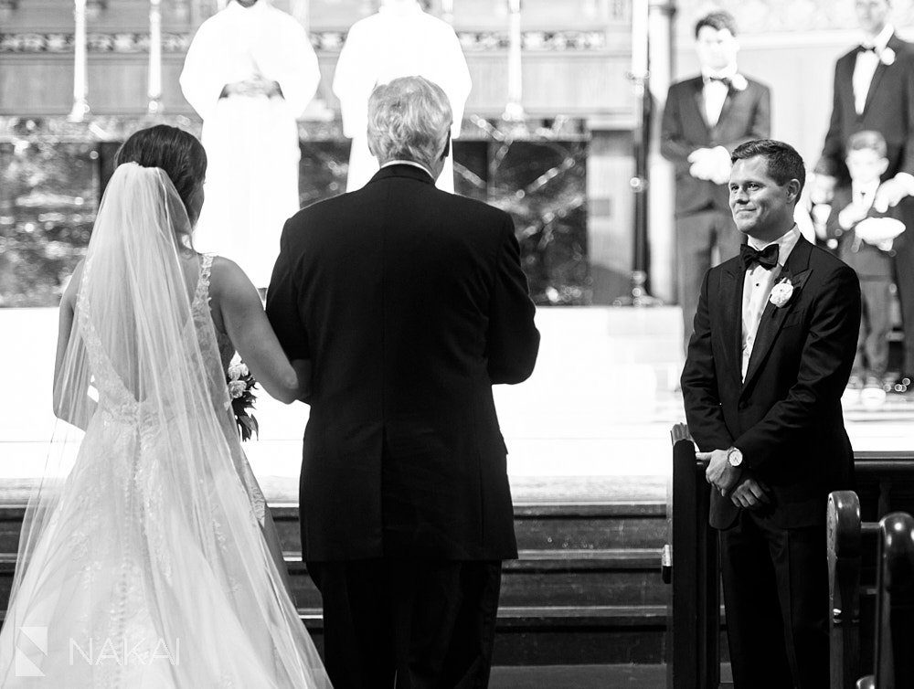 chicago st James cathedral wedding photos ceremony