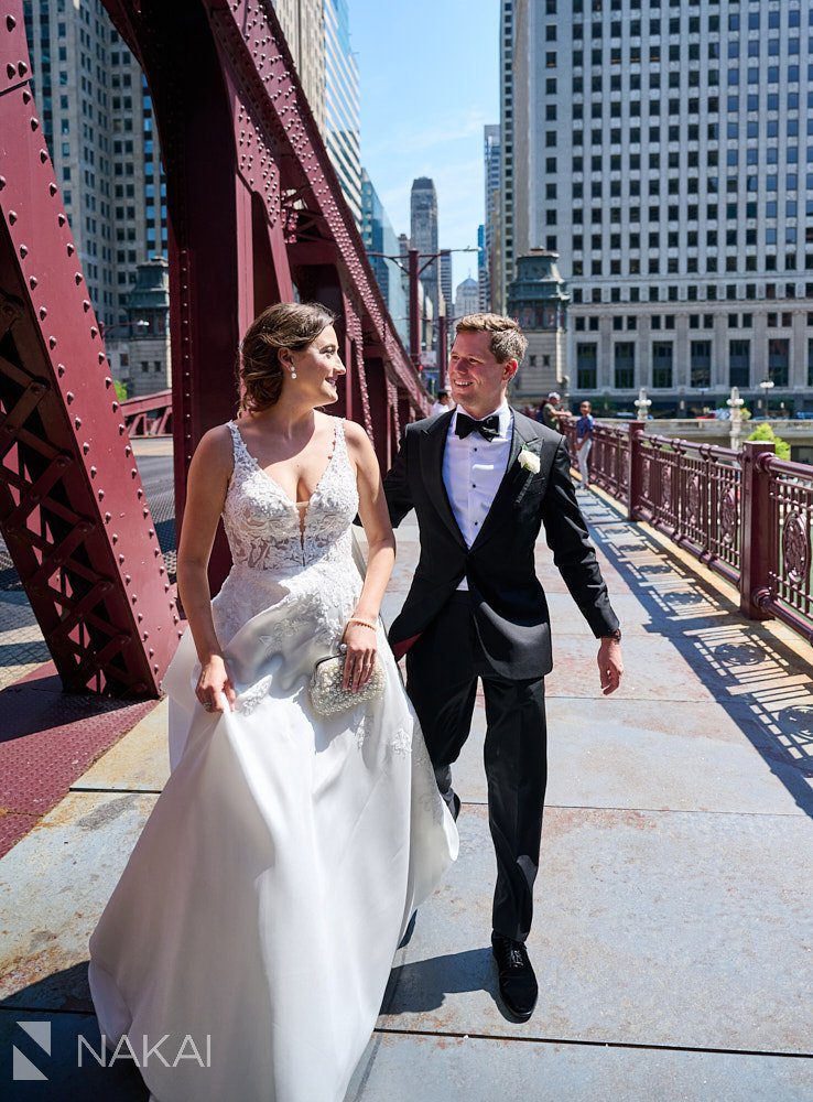 Lasalle st bridge wedding photos