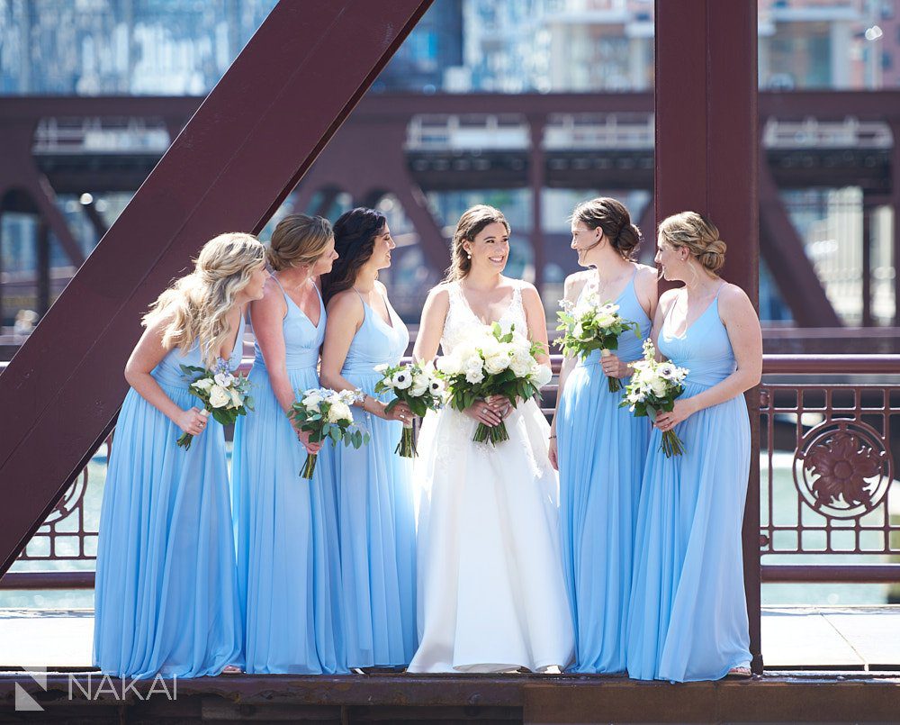 Lasalle st bridge wedding photos