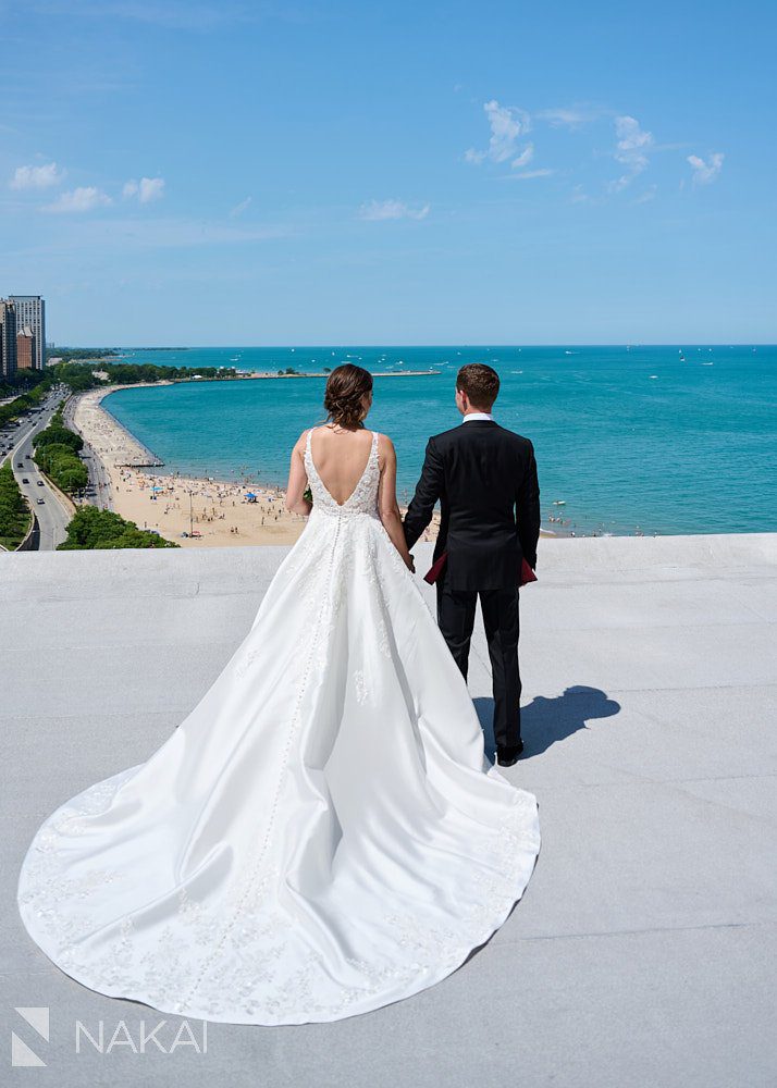 the drake wedding photos rooftop first look