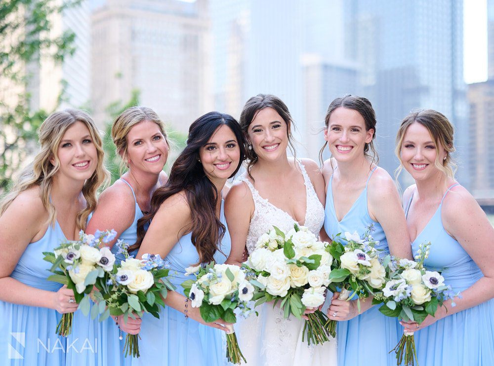 chicago Wrigley building wedding photos