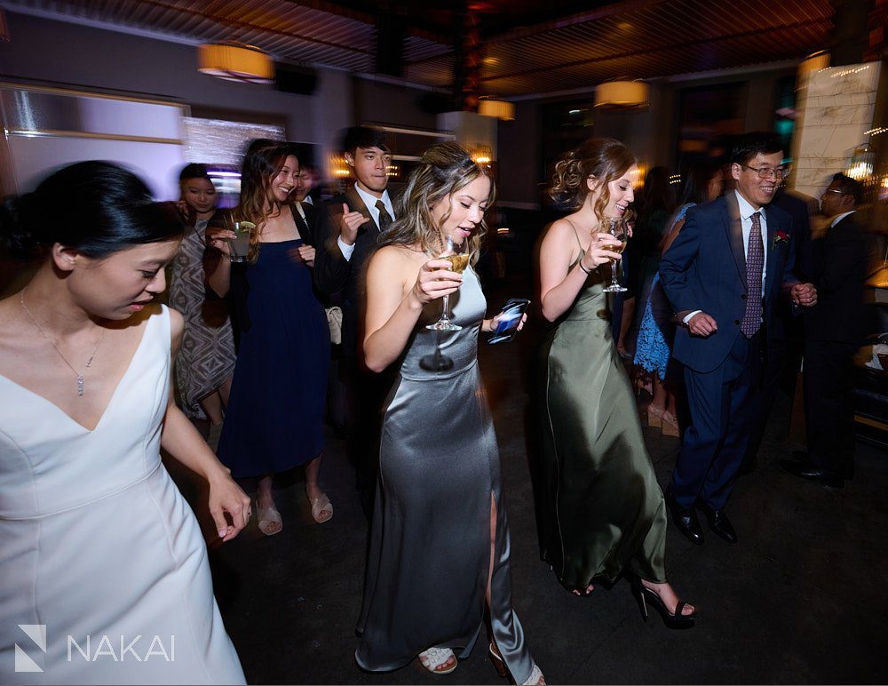 Chicago Kimpton gray wedding photos boleo dancing