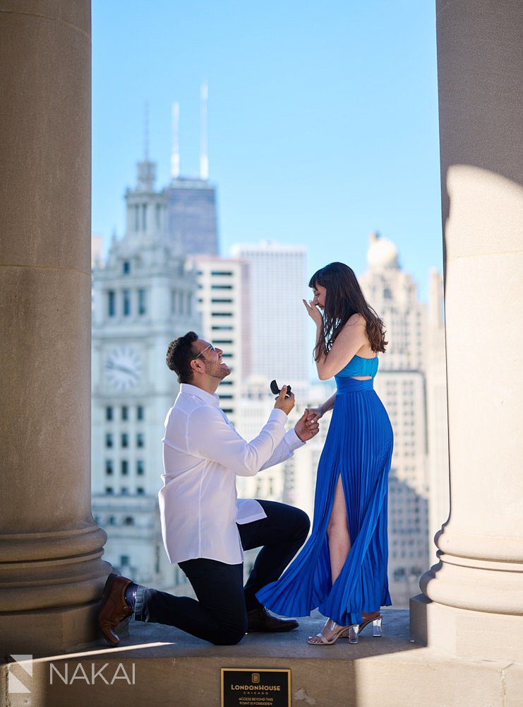 best chicago proposal location photos londonhouse