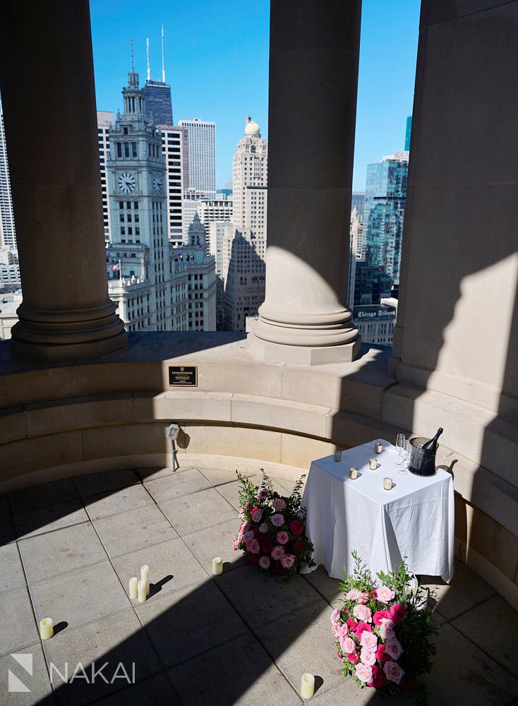 best chicago proposal location photos londonhouse cupola