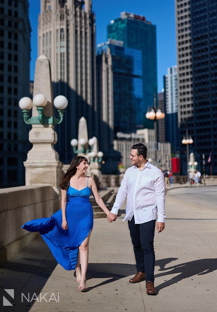 best chicago proposal location photos riverwalk