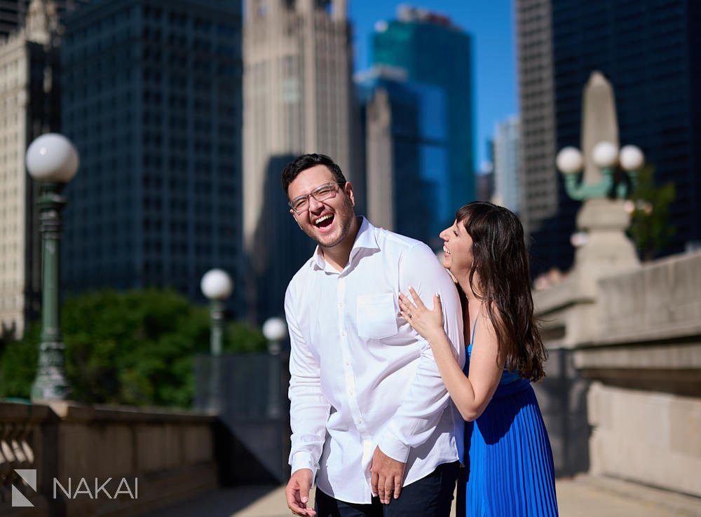 best chicago proposal location photos laughing