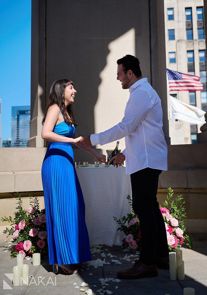 best chicago proposal location photos LondonHouse cupola romantic