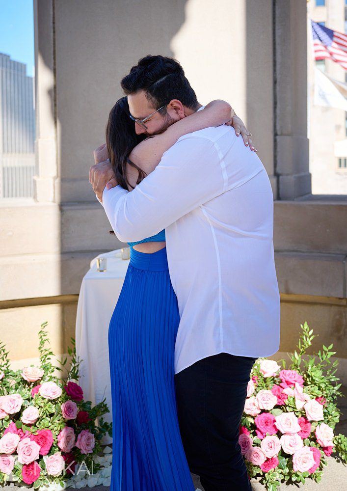 best chicago proposal location photos LondonHouse cupola love