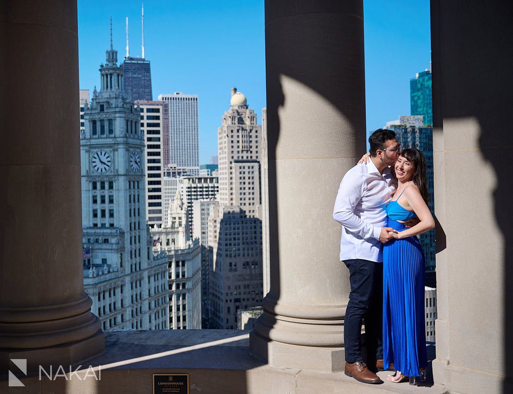 best chicago proposal location photos LondonHouse cupola fun