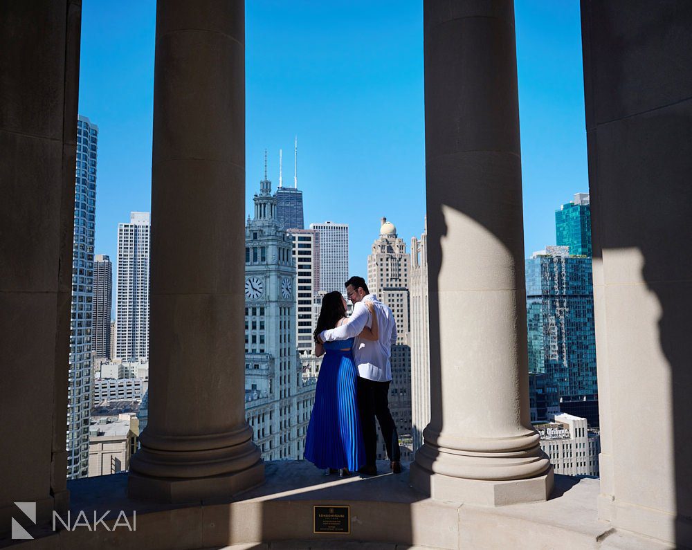 best chicago proposal location photos LondonHouse cupola love