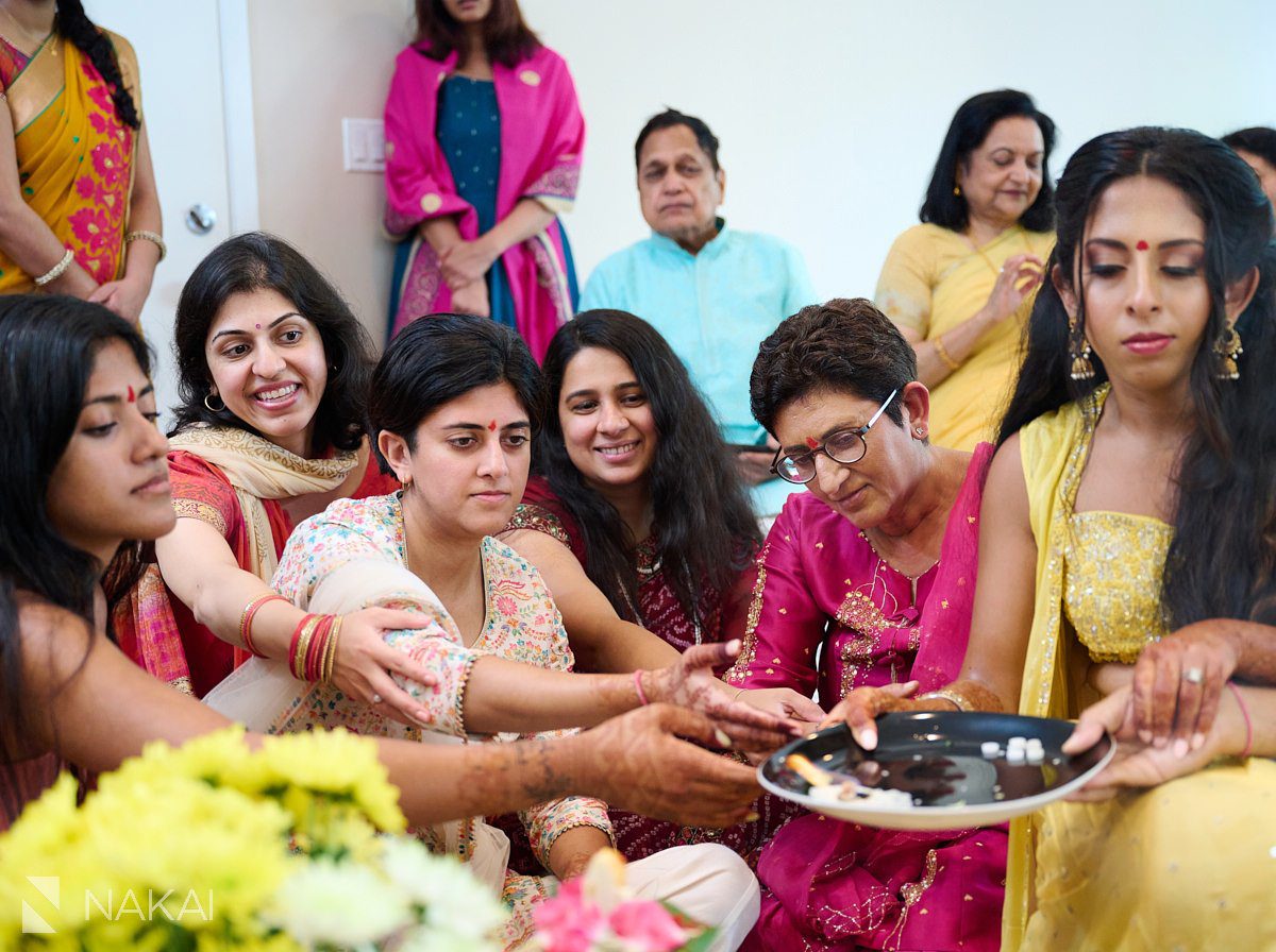 chicago haldi photos ceremony