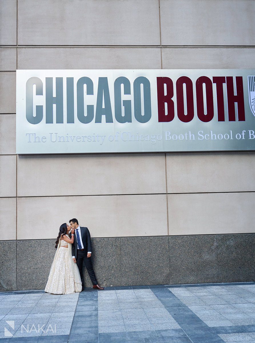 chicago Indian wedding photos U of C booth gleacher center