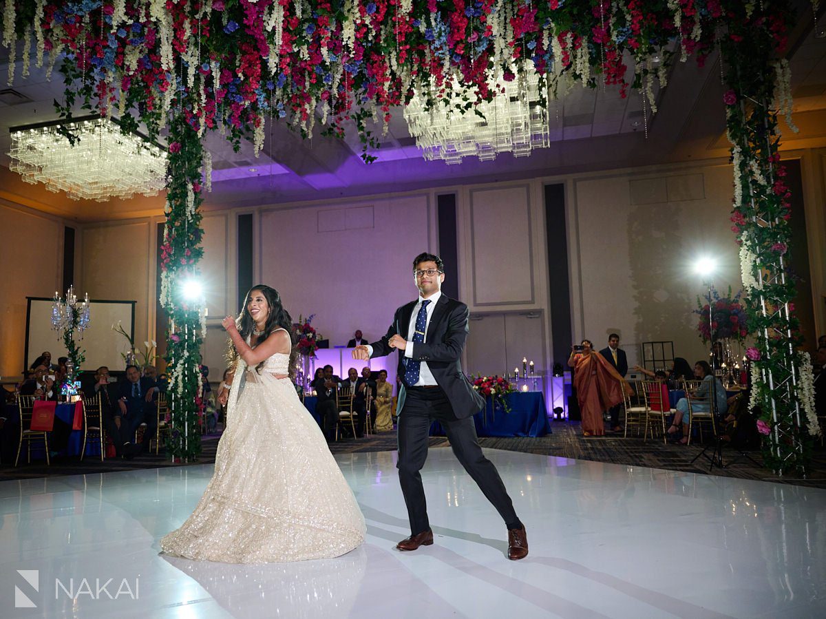 chicago Indian wedding photos first dance