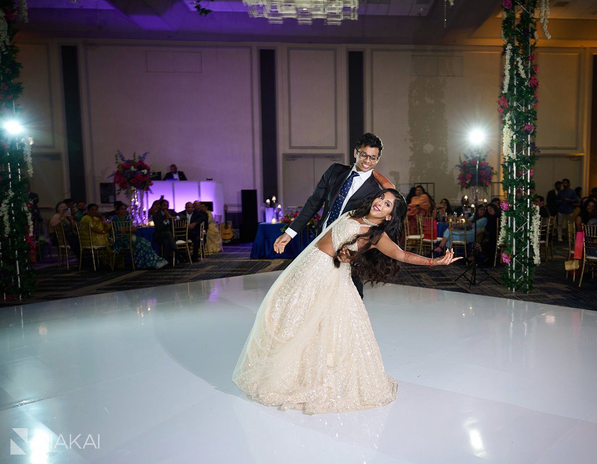 chicago Indian wedding photos first dance