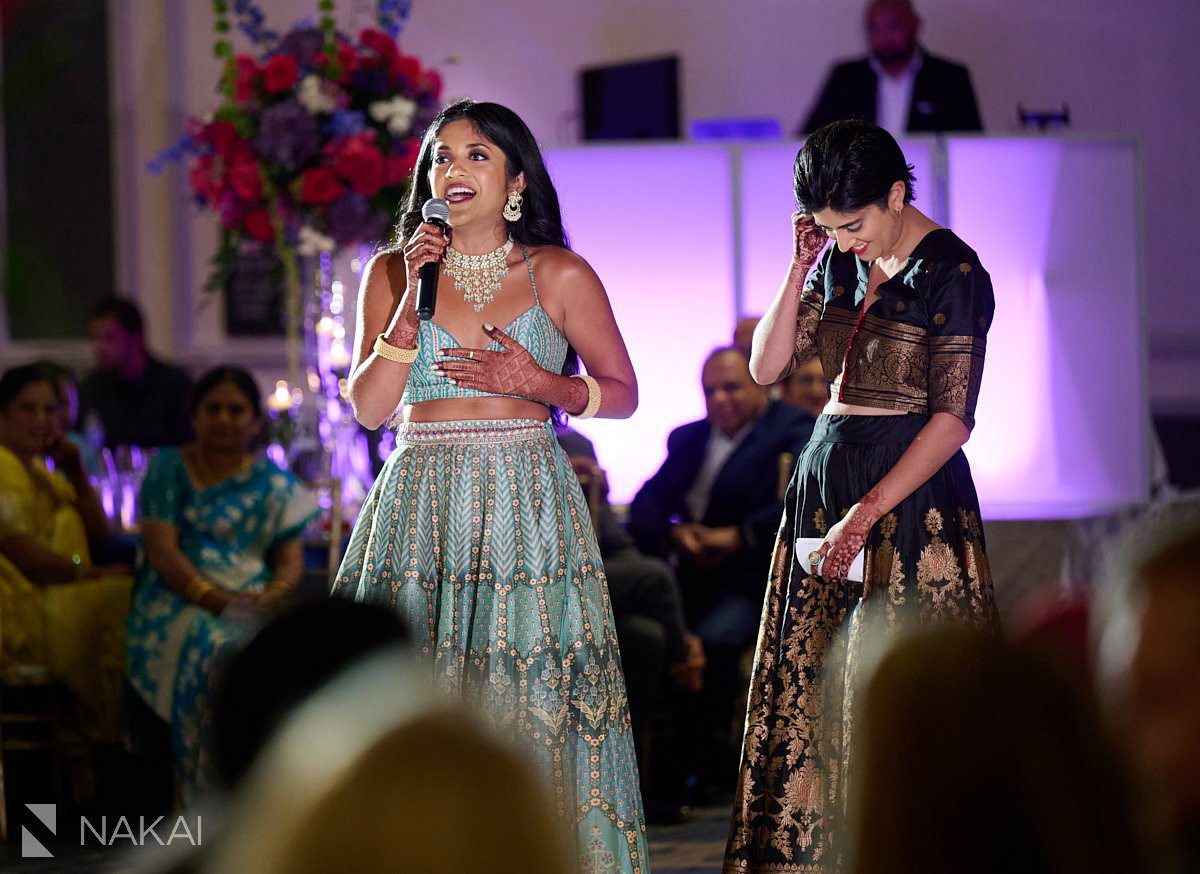 chicago Indian wedding photos reception toasts