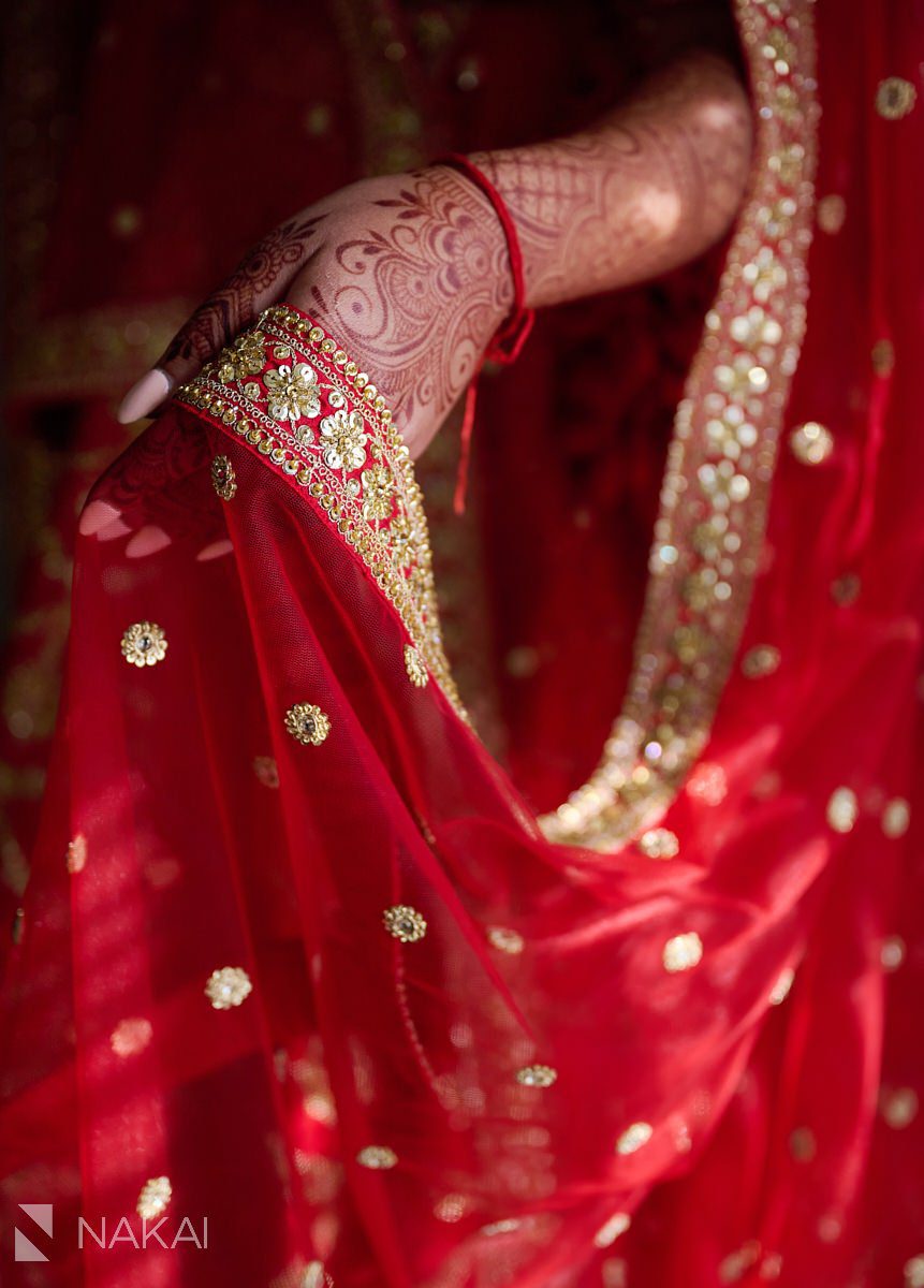 chicago Indian wedding photos bride details