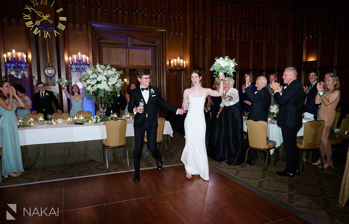 university club of chicago wedding photos reception entrance