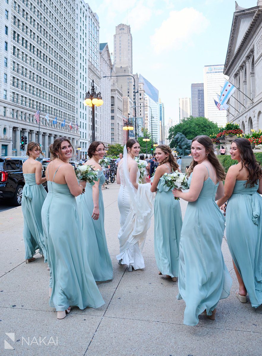 Michigan avenue wedding photos university club of chicago