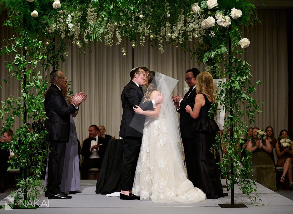 chicago ritz carlton wedding photos ceremony ballroom