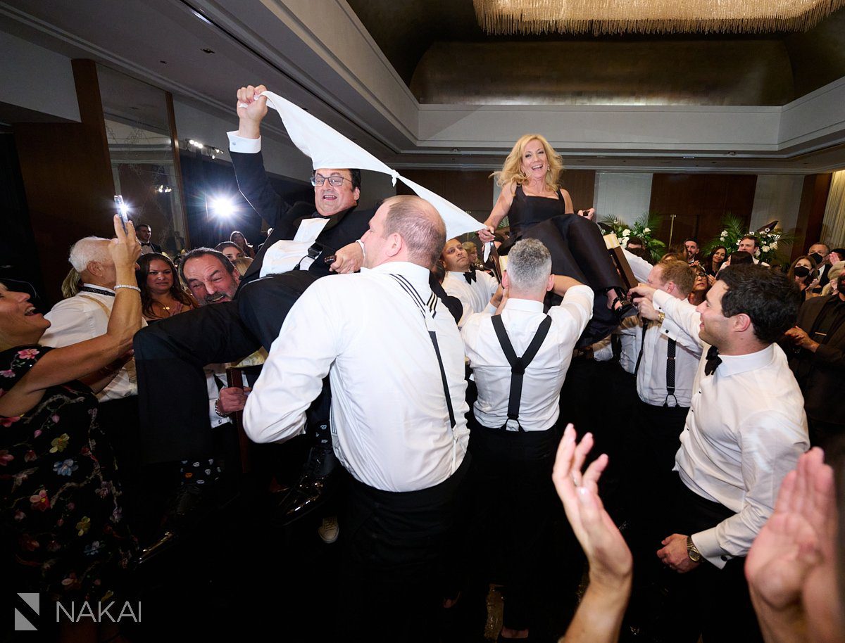 chicago ritz carlton wedding photos reception hora fun