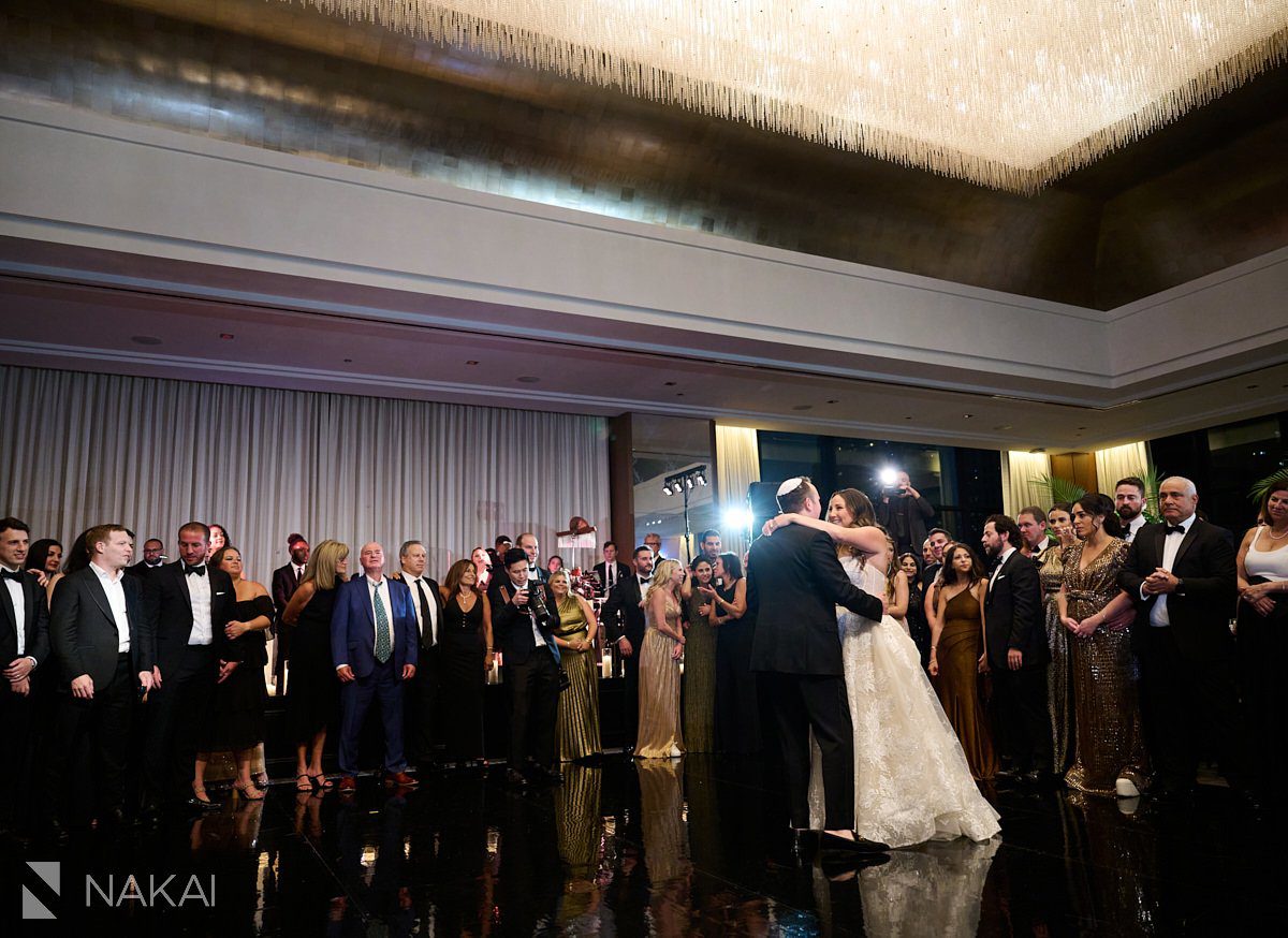 chicago ritz carlton wedding photos reception first dance