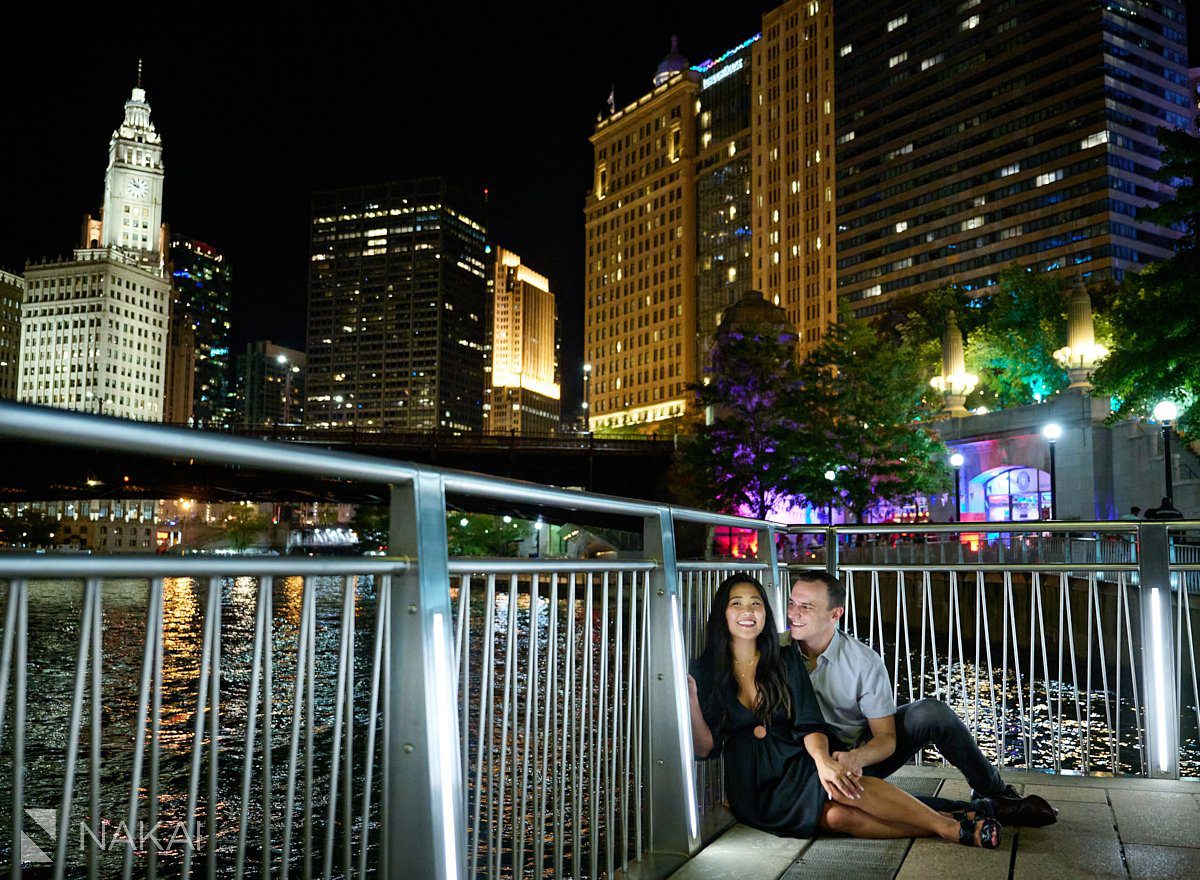 chicago riverwalk proposal photos romantic